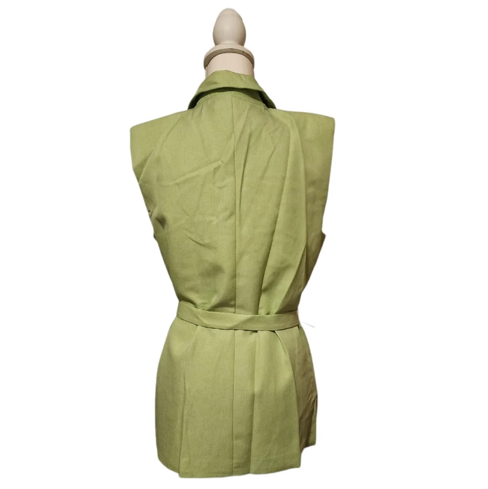 Love Bonito Althaea Belted Tailored Vest - Picture 4 of 8